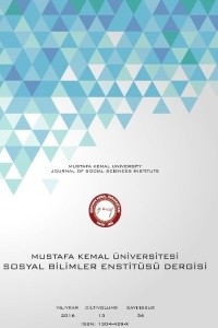 Mustafa Kemal Üniversitesi Sosyal Bilimler Enstitüsü Dergisi